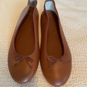 J. Crew Brown Leather Ballet Flat (8.5)